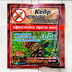 Інсектицид від молі Global (Глобал) Кедр таблетки, 10 шт