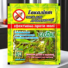 Інсектицид від молі Global (Глобал) Евкаліпт таблетки, 10 шт