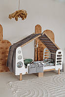 Ліжко будиночок 800х1600мм Біле