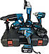 Набір Makita 4в1 36V перфоратор DHR 202, болгарка DGA 504, шурупокрут DTW 485, гайковерт DTW 301 - фото 3 - id-p2734845008