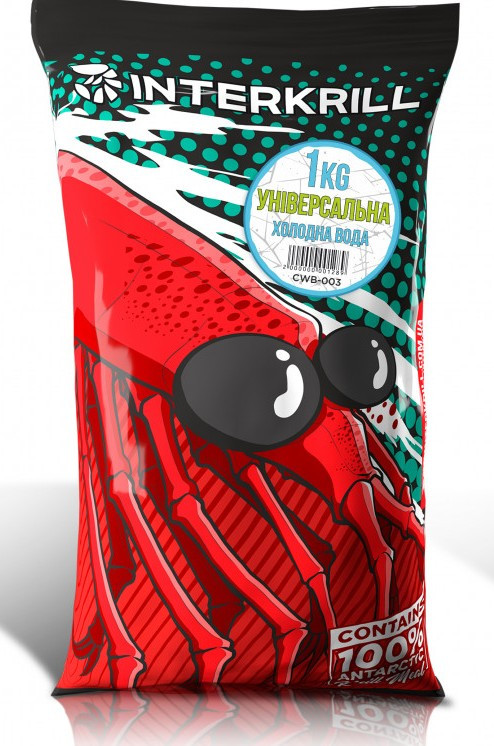 Прикормка INTERKRILL Холодна вода 1кг, фото 1