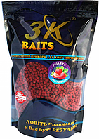 Pellets 2мм Полуниця, 3KBaits Strawberry 0,8 кг