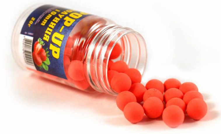 Бойл Pop-up 10мм (полуниця), 3KBaits, 20г, фото 1