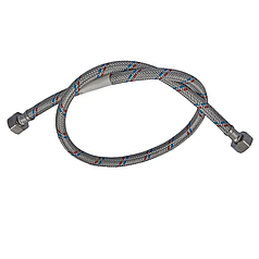 Гнучкий шланг для підключення води Гайка 1/2'' - Гайка 1/2'' (60 см) Нержавійка