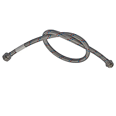 Гнучкий шланг для підключення води Гайка 1/2'' - Штуцер 1/2'' (60 см) Нержавійка