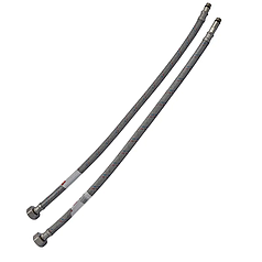 Гнучкі шланги для змішувача Гайка 1/2'' - Штуцер M10 (40 см) 2 шт (силіконова оболонка) Чехія