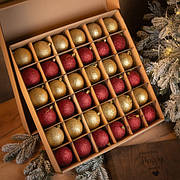 Набір новорічних іграшок "Блискучий мікс"