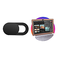 Шторка веб-камери захисна кришка наліпка для ноутбука телефона планшета чорна