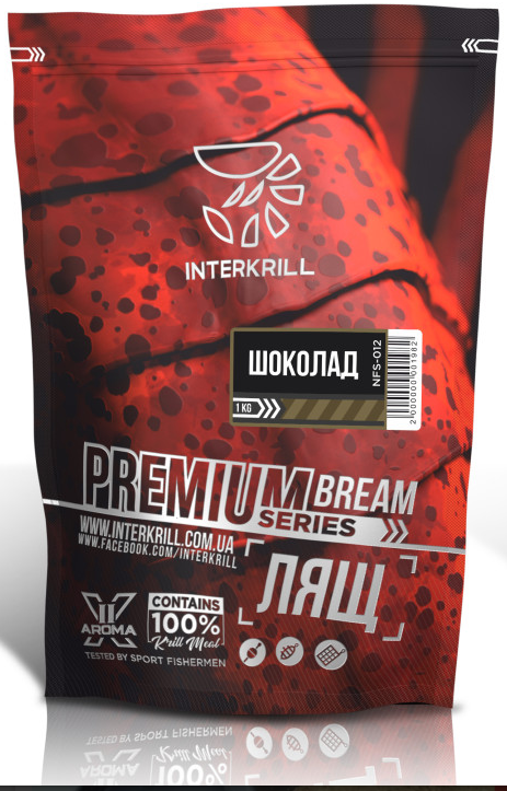 Принада INTERKRILL Преміум Лящ-Шоколад 1кг, фото 1