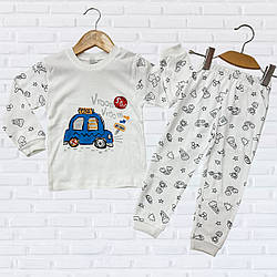 Дитяча турецька піжамка для хлопчика Розміри: 4,5,6 років (38221-1)