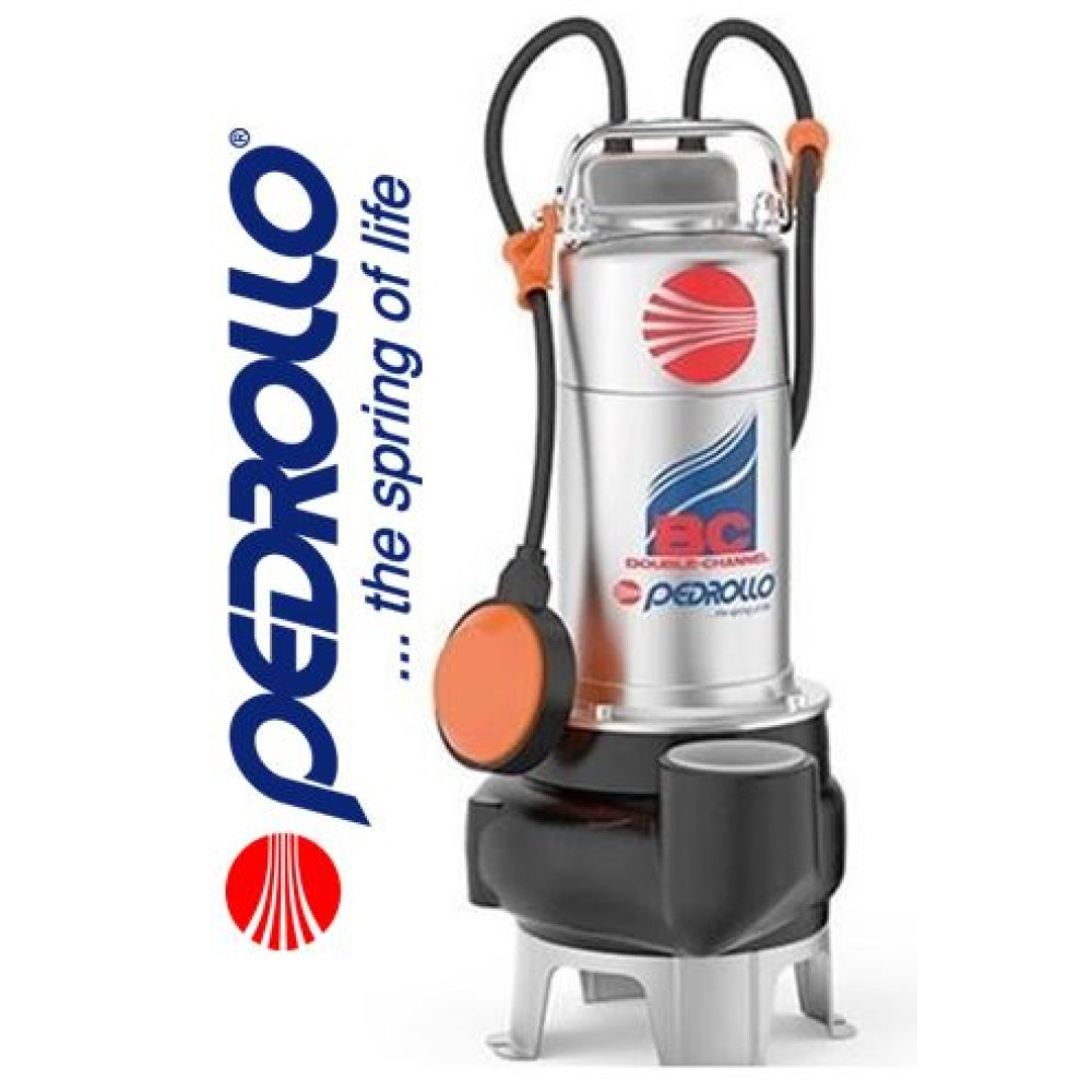 Фекальний насос Pedrollo BCm 20/50 кабель 10 м Італія, фото 1