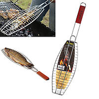 Решітка-гриль сітка для смаження риби 68х15х6 см