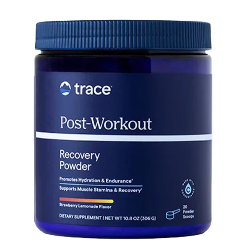 Trace Minerals Post-Workout / Післятренувальний комплекс порошок полуниця-лимон 306 г