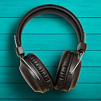 Бездротові навушники Celebrat A36 Чорний складні блютуз навушники накладні, гарнітура для телефону та пк