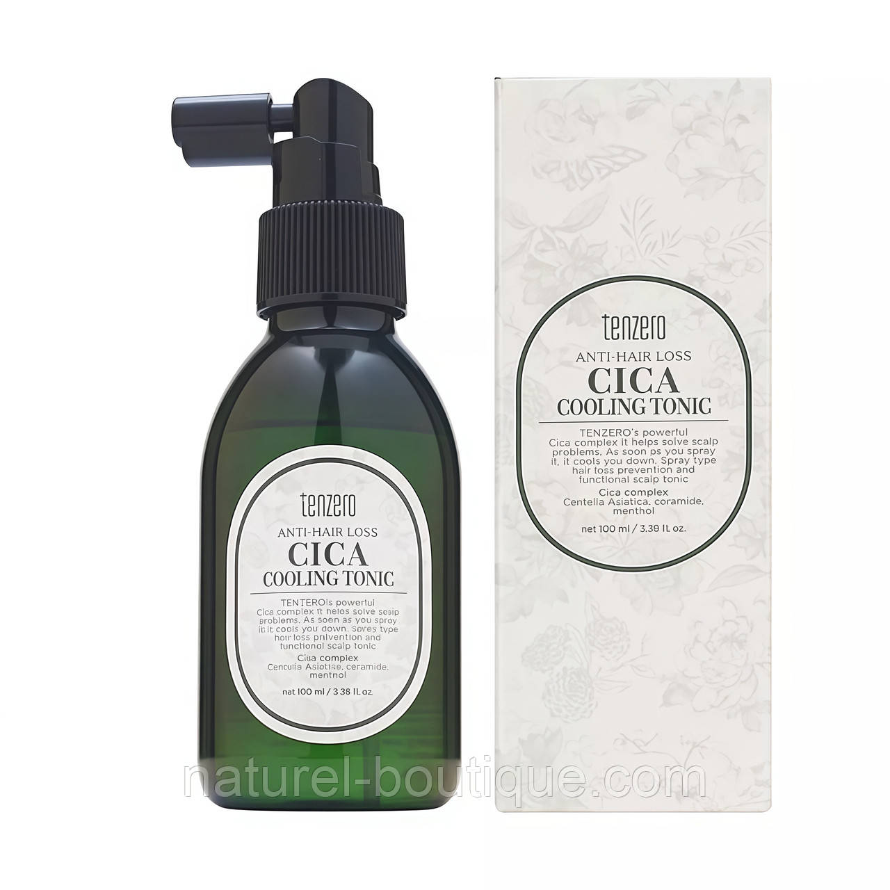 Тонік Tenzero проти випадіння волосся Anti-Hair Loss Cica Cooling охолоджувальний із центелою 100 мл, фото 1