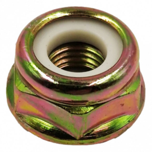 Гайка нижнего редуктора мотокосы с левой резьбой (М10х1,25), гайка левая резьба (М10х1,25), фото 1