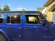 Ветровики Niken Luxury (4 шт) для Jeep Wrangler 2018- гг