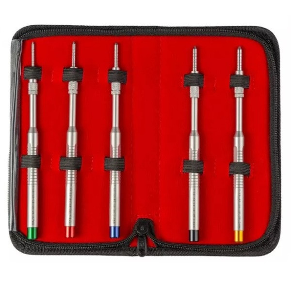 Набір остеотомів прямі/конічні 5 шт DE-1656 Asim, фото 1