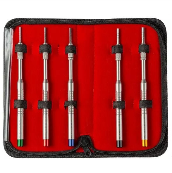 Набір остеотомів вигнуті/загнуті 5 шт DE-1655 Asim, фото 1