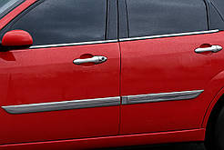 Накладки на ручки (4 шт., нерж.) Carmos - Турецька сталь для Ford Focus I 1998-2005 рр