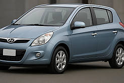 Накладки на ручки (4 шт., нерж.) OmsaLine - Італійська нержавійка для Hyundai I-20 2008-2012 рр