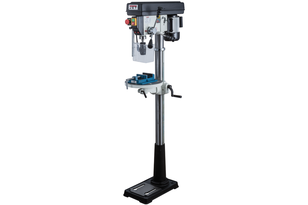 Свердлильний верстат JET JDP-13FM : 230В, 0.7(0.55)кВт. МК-2 Ø≤18 мм. 12 шв. 250 - 2500об.
