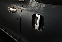 Накладки на ручки (4 шт., нерж.) Carmos - Турецька сталь для Dacia Dokker 2013-2022 рр