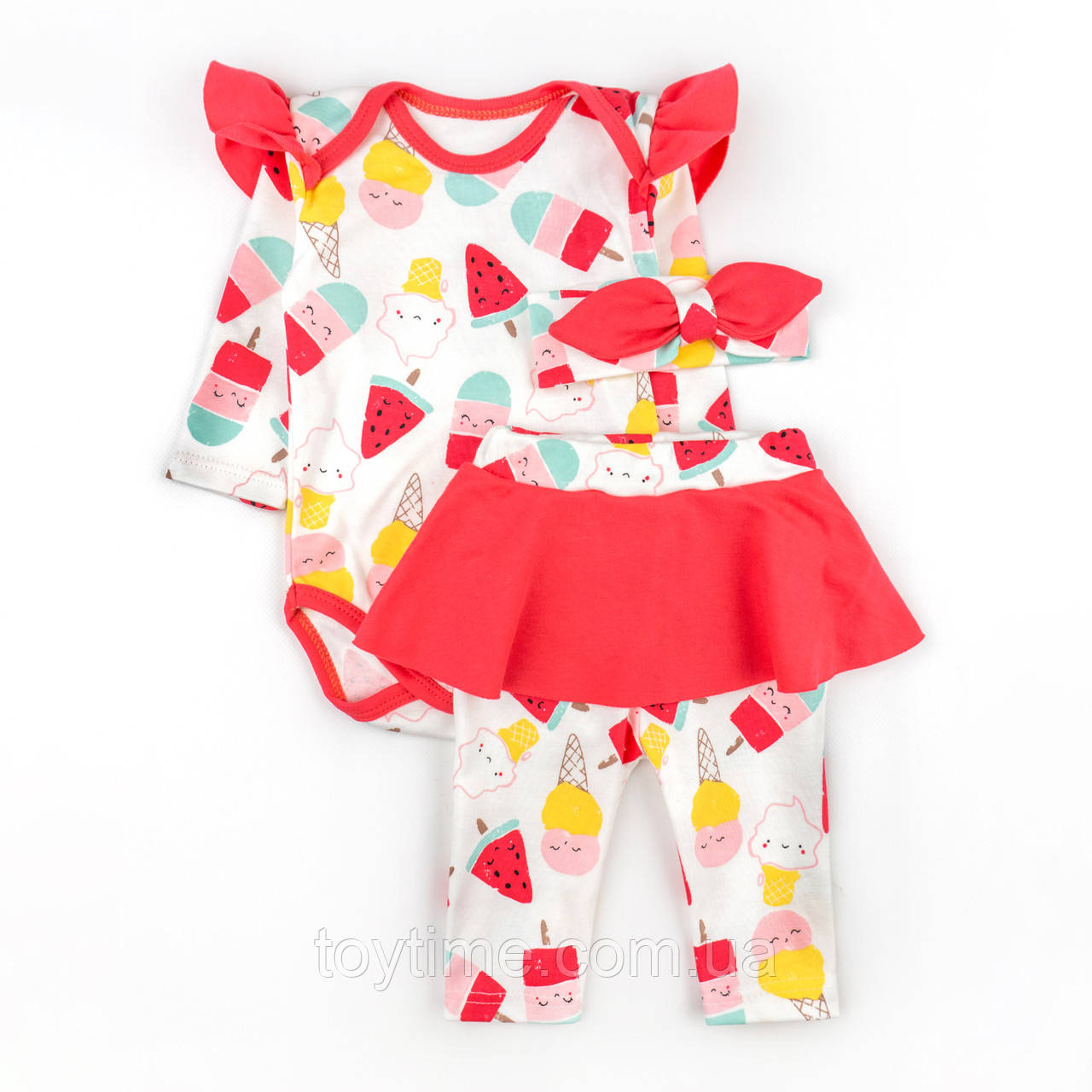 Комплект ясельний 3-х предметний Icecream, фото 1