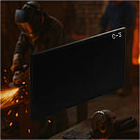 Світлофільтр С-3 (8-9 DIN)  50×102 мм для зварювальної маски, захист від УФ та інфрачервоного випромінювання