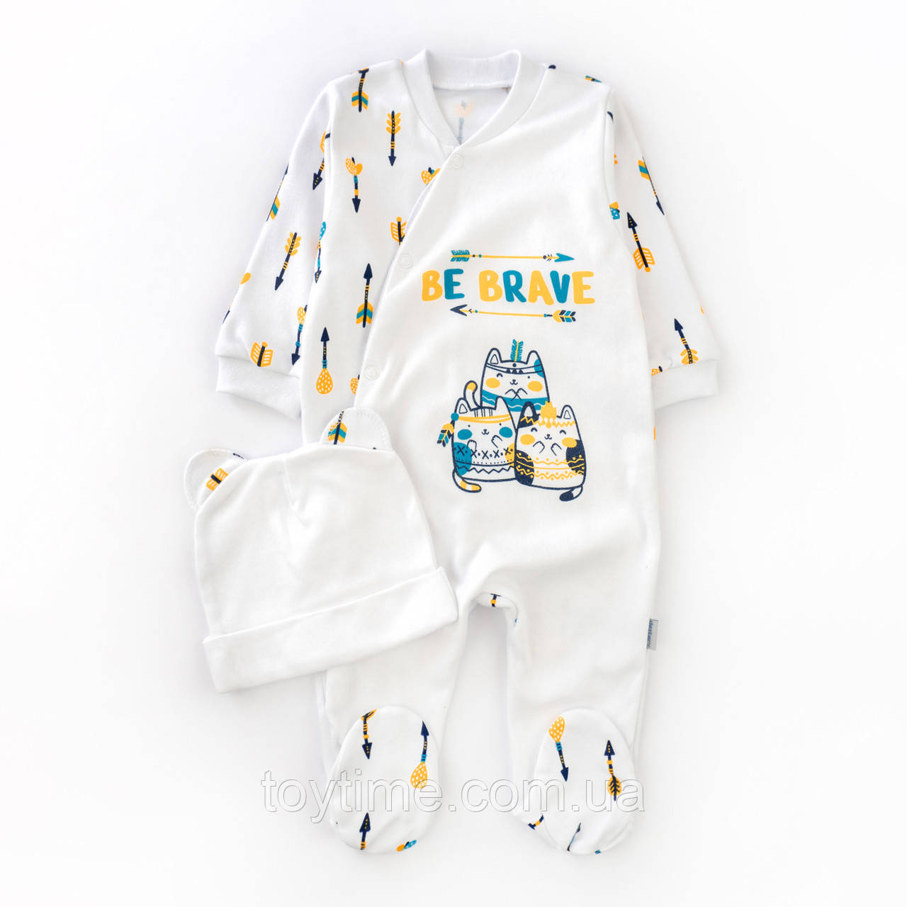 Сліп з шапочкою на кнопочках Be Brave, фото 1