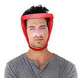 Багаторазова захисна маска PUDA з повним покриттям обличчя, прозора, для спорту та роботи, фото 3