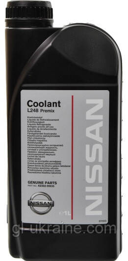 Антифриз Nissan L248 Premix (-38С) зелений, 1л (KE902-99935)
