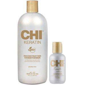 Відновлювальний кондиціонер із кератином CHI Keratin Reconstructing Conditioner 355 мл, фото 1