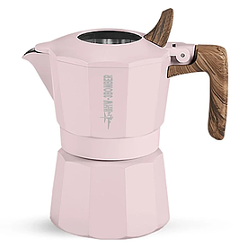 Кавоварка гейзерна 100 мл. MHW-3Bomber Double Valve Moka Pot Pink