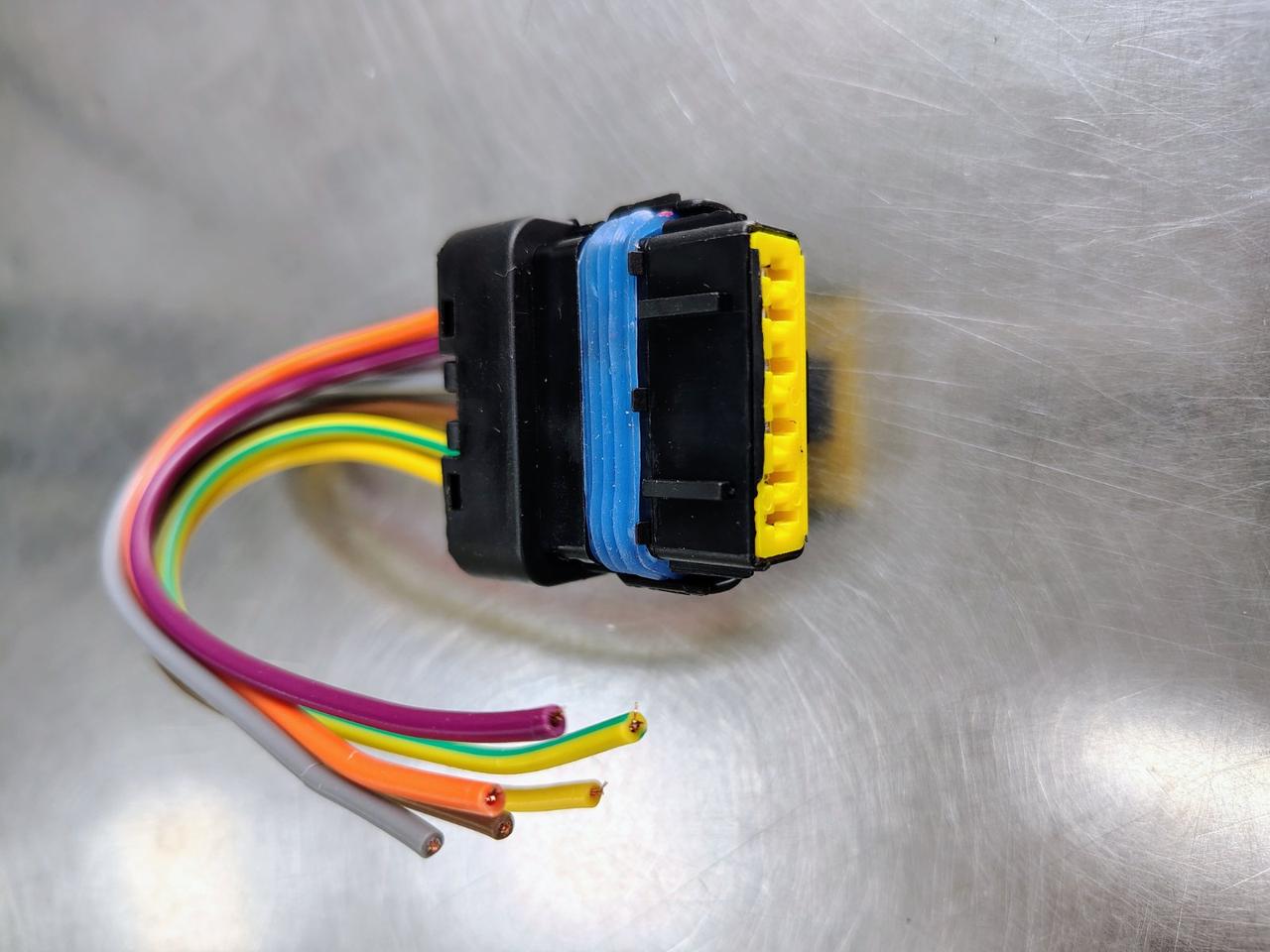 Роз'єм ДМРВ 6-ти контактний Газель, Волга з проводами (виробництво CARGEN), фото 1