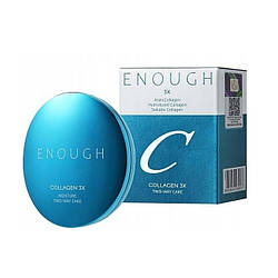 Компактна пудра для обличчя Enough Collagen 3X Moisture Two-way Cake SPF28 PA++ #13N