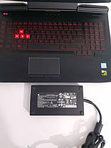 Б/в Ігровий ноутбук Б-клас HP Omen 17-265NGW 17.3" 1920x1080| i7-7700HQ| 16GB RAM| 1000GB SSD| GTX 1050 Ti 4GB, фото 4
