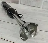 Заглибний блендер RAF R-311B потужний і компактний кухонний помічник 800 Вт Чорний, фото 6