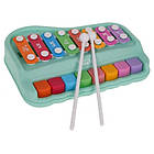 Дитячі піаніно та цимбали 2в1 зелені ZDN.2005.ZIE, фото 3