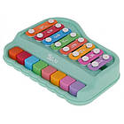 Дитячі піаніно та цимбали 2в1 зелені ZDN.2005.ZIE, фото 5