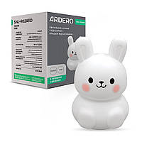 Світильник нічник Ardero SNL-R02ARD зайчик білий RGB