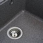 Гранітна мийка для кухні Platinum 5852 VESTA матова Мікс, фото 6