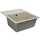 Гранітна мийка для кухні Platinum 5851 ARIA матова Пісок, фото 3