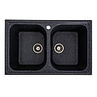 Гранітна мийка для кухні VALESO EQUATORIA 7950 матова Графіт, фото 2