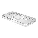 Чохол TPU Clear Case with Magsafe для iPhone 16e Колір Transparent, фото 6