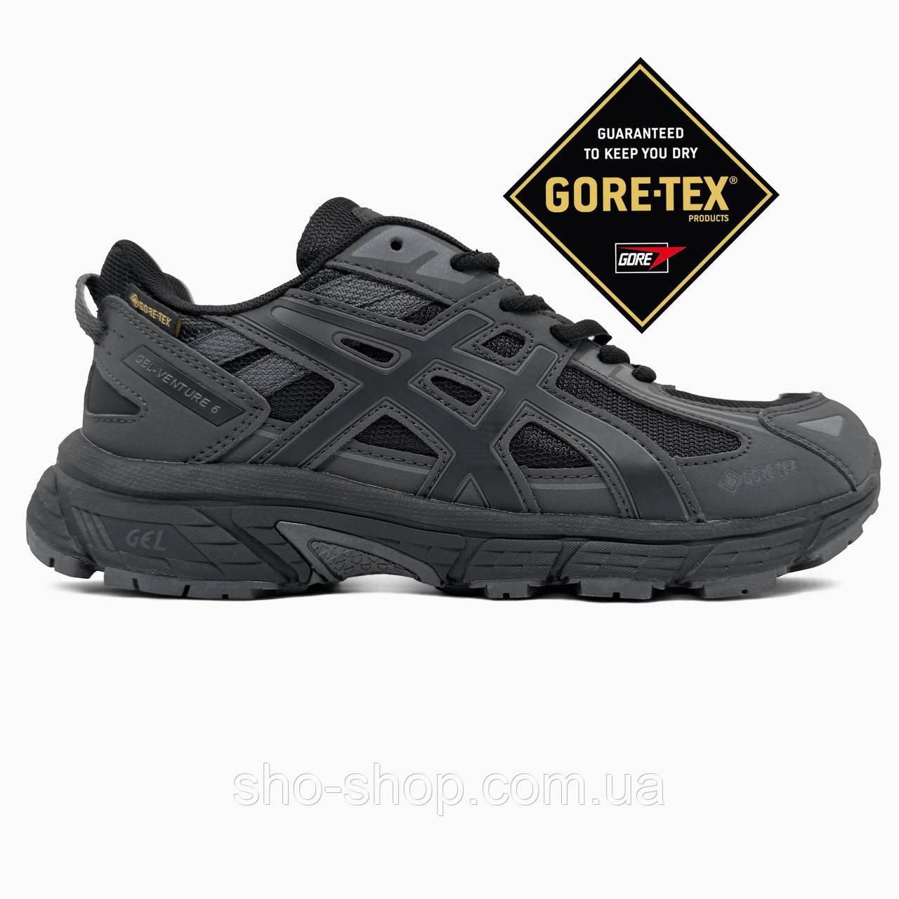 Кроссовки Asics Gel-Venture 6 Grey Gore-Tex, фото 1