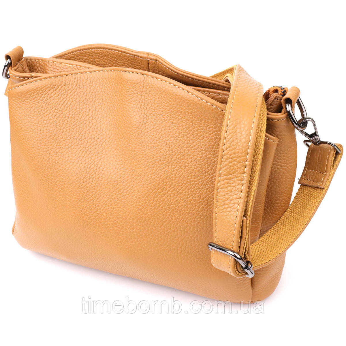 Сумка жіноча з натуральної шкіри Vintage 23008 Рудий
