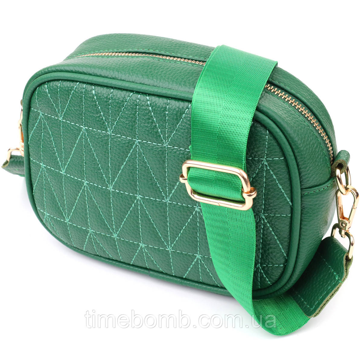 Сумка для жінок з натуральної шкіри Vintage 22900 Зелений