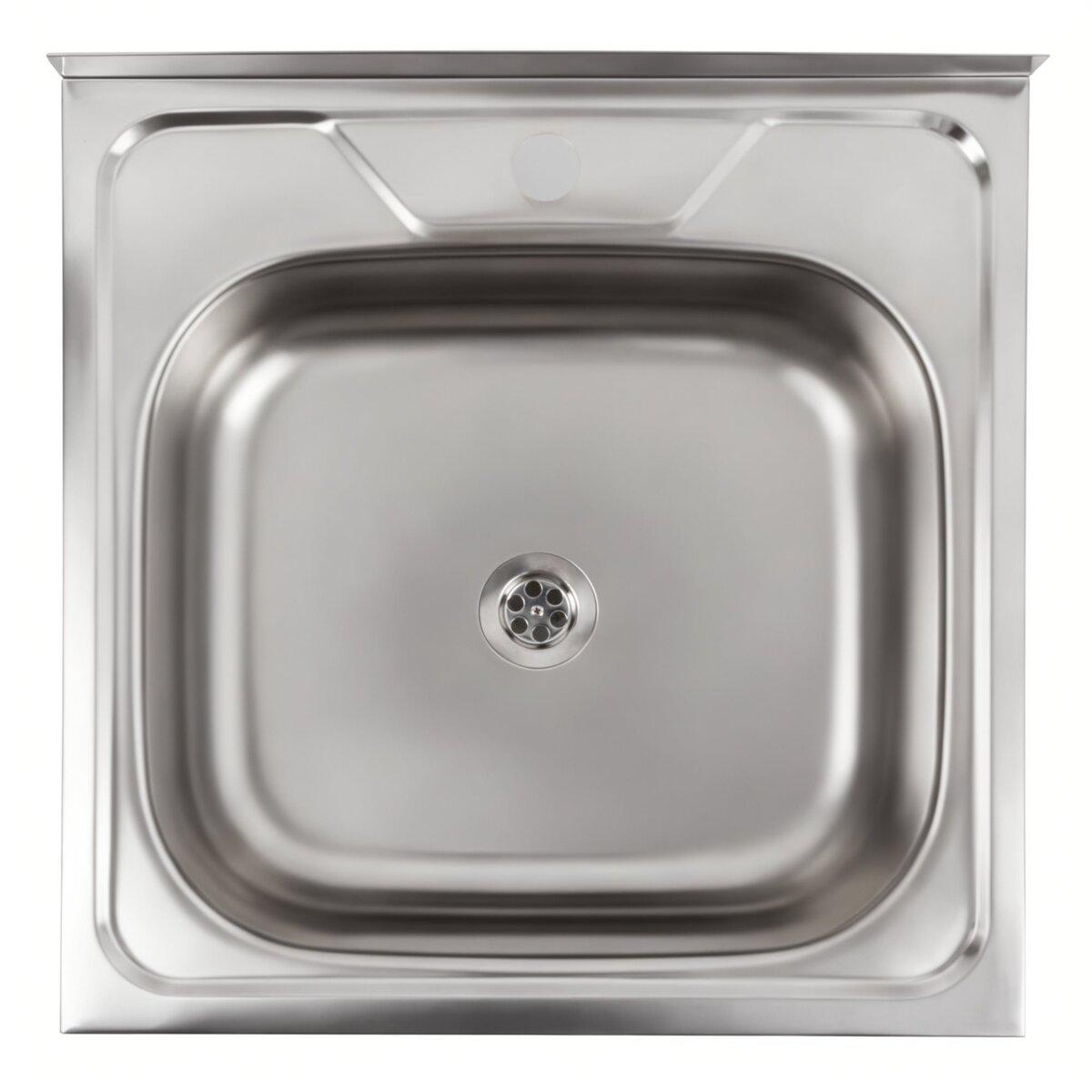 Мийка кухонна з неіржавкої сталі Platinum 5050 (0,4/120 мм), фото 1