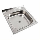 Мийка кухонна з неіржавкої сталі Platinum 5050 (0,4/120 мм), фото 2